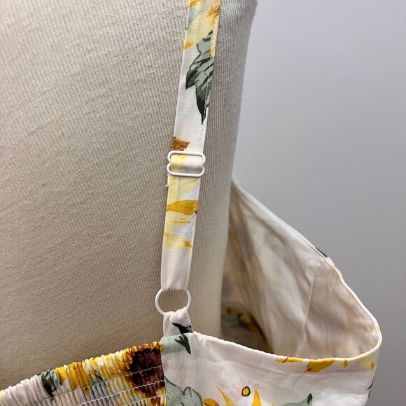 Torrid Mini Poplin Tie-Front Skater Sunflower Dress Sz 3X - Picture 13 of 13